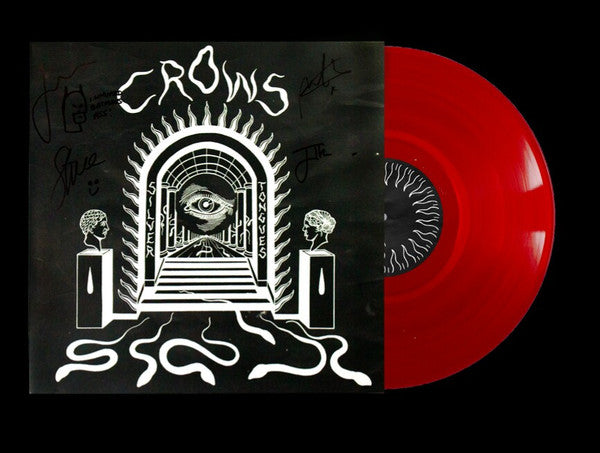 Image of Label Cover of LP - VG+/VG+ - CROWS, Silver Tongues (Balley Records; Balley 008LP, UK 2019, Inner, Red Vinyl), Light creasing.,  - 2545031S