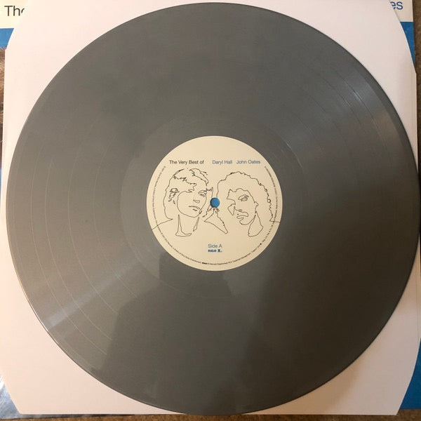 Image of Label Cover of 2xLP - VG+/EX - DARYL HALL JOHN OATES, The Very Best Of (RCA; 88985330971, Europe 2016 Reissue, Gatefold, Grey/Blue Vinyl), Still in shrinkwrap, wear to bottom left corner.,  - 3426211E