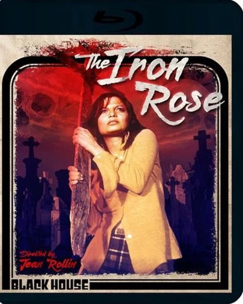 Image of Front Cover of 2435190E: Blu-Ray - JEAN ROLLIN, The Iron Rose (Black House; BHB003, UK )   VG+/VG+