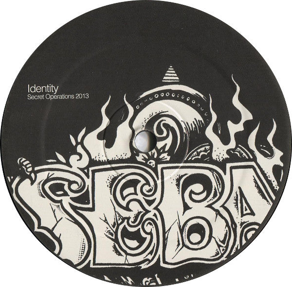 Image of Label Cover of 12" - /VG - SEBA, Identity (Identity / Nothing Can Replace) (Secret Operations; SECOPSLP001, UK 2013), No sleeve,  - 2515102C