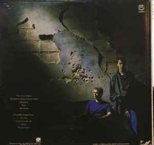 Image of Back Cover of 2545065S: LP - PET SHOP BOYS, Actually (Parlophone; PCSD-104, Philippines 1987, Pasteback Sleeve) A few light scratches, scuffs, edge and ring wear, seam splits, sticker residue  G+/G+