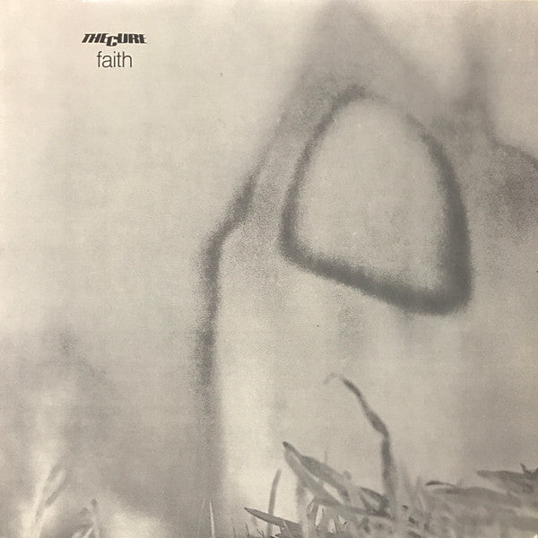 Image of Front Cover of 2545161S: LP - THE CURE, Faith (Elektra; 96 07831, Canada 1988 Reissue) Heavy EdgeWear  G+/VG