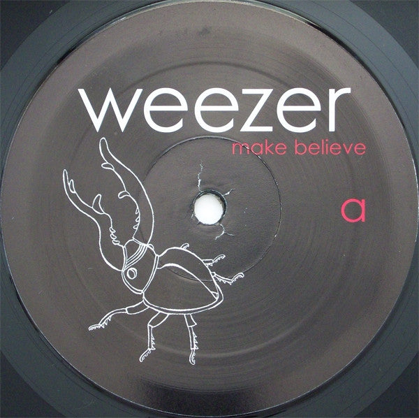 Image of Label Cover of 2525254E: LP - WEEZER, Make Believe (Geffen Records ; B0004520-01, US 2005, Inner) Still In Stickered Shrinkwrap  EX/EX