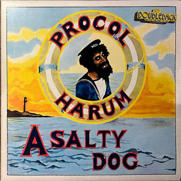 Image of Back Cover of 2xLP - VG/VG - PROCOL HARUM, A Whiter Shade Of Pale / A Salty Dog (Fly Records; TOOFA 7/8, UK 1972, Gatefold, White Fly Labels), Light Marks On Side A, Doesn't Affect Play. Edge Wear, Stickered Sleeve.,  - 3046173S