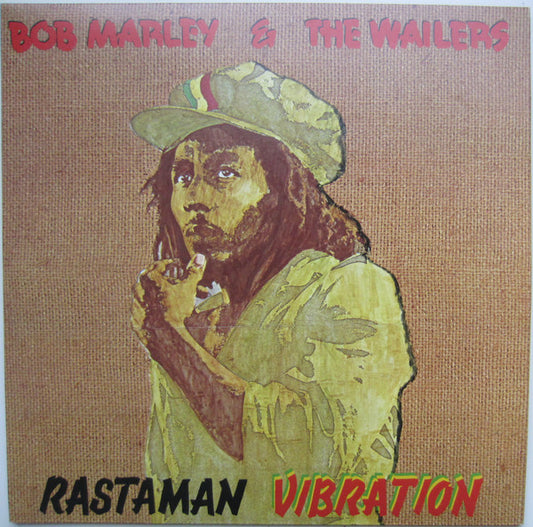 Image of Front Cover of LP - VG/G+ - BOB MARLEY & THE WAILERS, Rastaman Vibration (Island Records; ILPS 9383, UK 1976, Gatefold, Inner), Conservative grading, nice copy, light marks only.,  - 3016138C