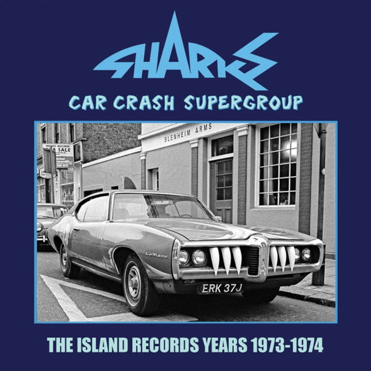 Image of Front Cover of 2755100S: 3xCD - SHARKS, Car Crash Supergroup - The Island Years, 1973-1974 (Lemon Recordings; CDLEM3BOX255, Europe 2025, Box Set, Booklet)   VG+/VG+