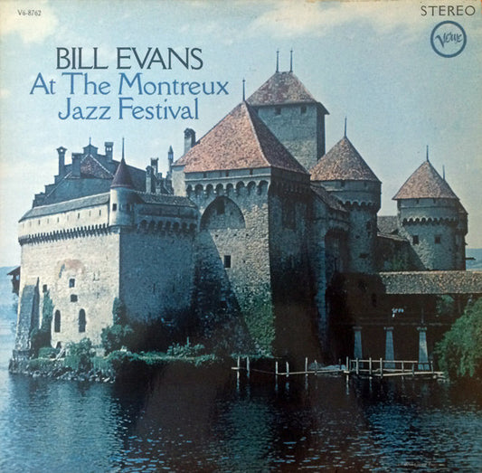 Image of Front Cover of LP - G+/VG - BILL EVANS, At The Montreux Jazz Festival (Verve Records; V6-8762, Germany 1968, Laminated Sleeve, Stereo), ,  - 1826378E