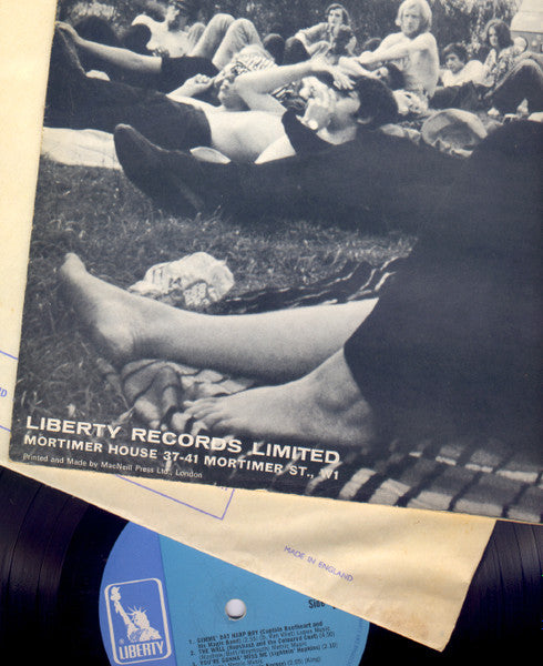 Image of Back Cover of 4244098S: LP - VARIOUS, Gutbucket (An Underworld Eruption) (Liberty; LBX/3, UK 1969, Laminated Front Sleeve, Stereo) Laminate has some creasing but sleeve is fully intact. Name written on back cover.   VG/VG