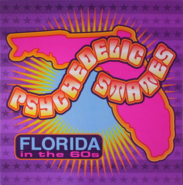 Image of Front Cover of 2xLP - VG/VG - VARIOUS, Psychedelic States: Florida In The 60s (Comet Records Europe; GFC 415/2, Italy 2000s, Trifold Sleeve, Insert), Light paper scuffs, Light wear to edges, Strong VG,  - 2515566C