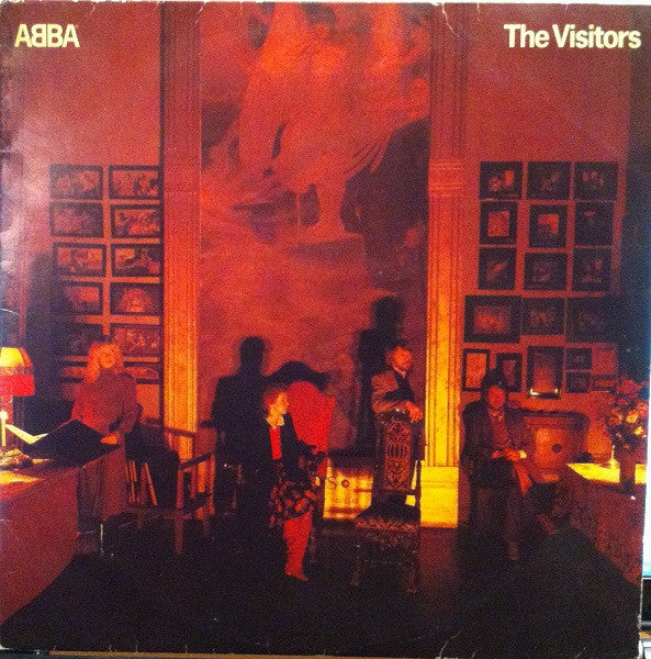 Image of Front Cover of LP - VG+/VG+ - ABBA, The Visitors (Epic; EPC 10032, Made in Holland for Uk Market 1981, Inner, Merch Sheet), ,  - 0826339E