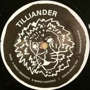 Image of Front Cover of 2625055E: 7" - TILLIANDER, Expect Resistance / Respect Existence (Dub On Arrival; DOA01, Europe 2019)   /EX