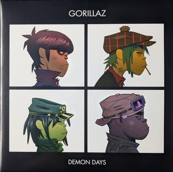 Image of Front Cover of LP - VG+/VG+ - GORILLAZ, Demon Days (Parlophone; 0724387383814, Europe 2020 Reissue, Gatefold, 2 Inners), ,  - 4346225S