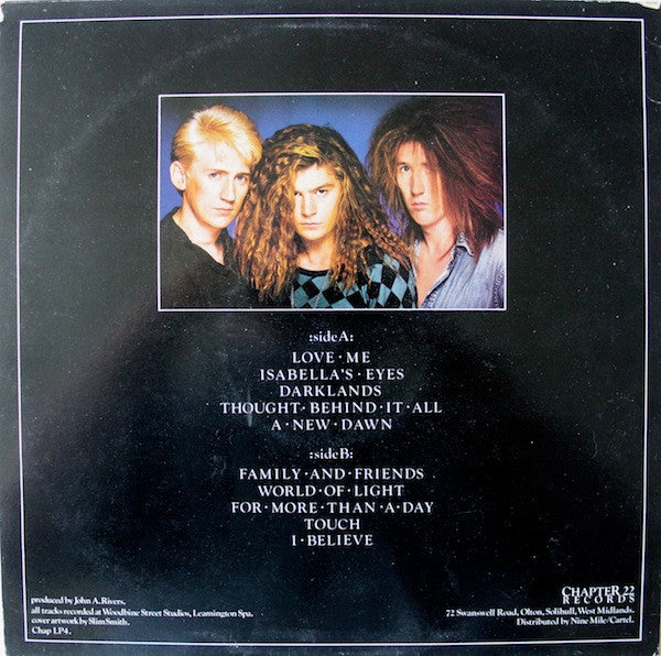 Image of Back Cover of LP - VG+/VG+ - BALAAM AND THE ANGEL, Sun Family (Chapter 22 ; CHAP LP 04, UK 1986), Edge Wear,  - 2625124E