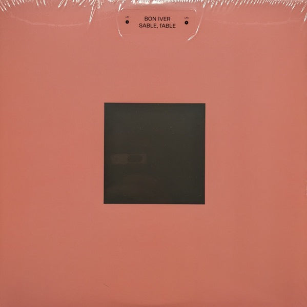 Image of Front Cover of 2xLP - NEW/NEW - BON IVER, Sable, Fable (Jagjaguwar; JAG450LP, Worldwide 2025, Gatefold, 2 Inners, Black Vinyl), ,  - 4555193S