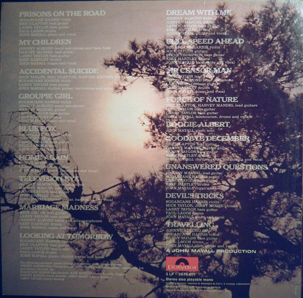 Image of Back Cover of 2645165S: 2xLP - JOHN MAYALL, Back To The Roots (Polydor; 2675 011, Germany 1971, Gatefold) Stickered Sleeve  VG/G