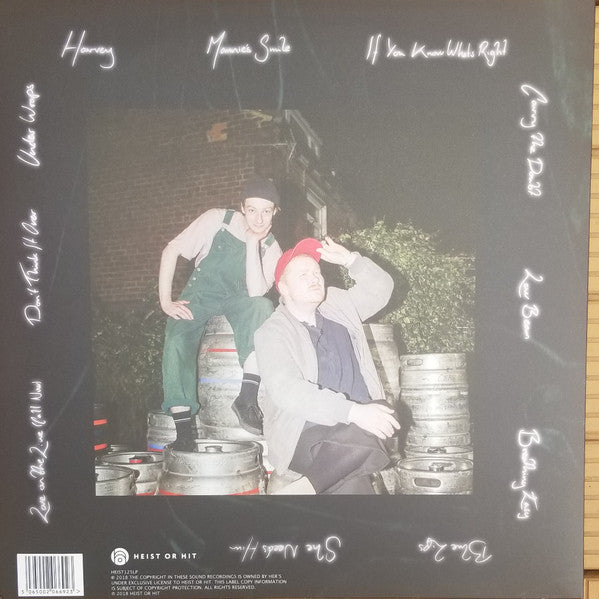 Image of Back Cover of LP - NEW/NEW - HER'S, Invitation To Her's (Heist Or Hit Records; HEIST125LP, UK 2018, Insert, Swamp Green Vinyl), ,  - 1416444C