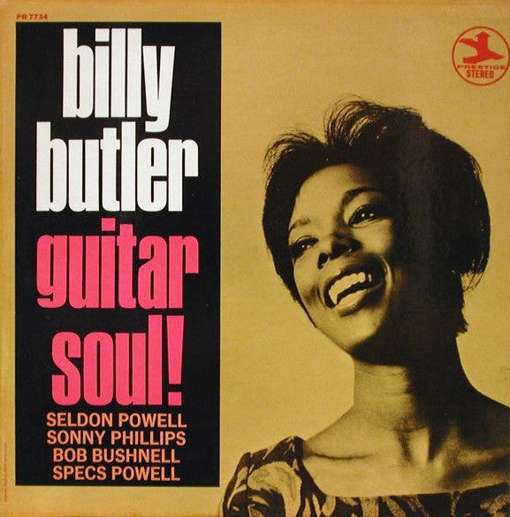 Image of Front Cover of LP - G/VG - BILLY BUTLER, Guitar Soul! (Prestige; PR 7734, US 1970), sleeve very damaged, corner clipped and very large tear across front and back. ,  - 2625182E