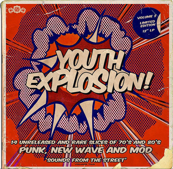Image of Front Cover of LP - VG+/VG+ - VARIOUS, It's A Youth Explosion! - Volume 2 (Heavy Soul Records; ROR125, UK 2021, Insert), ,  - 2615291C