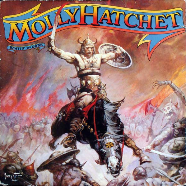 Image of Front Cover of LP - VG+/VG+ - MOLLY HATCHET, Beatin' The Odds (Epic; EPC 84471, UK 1980, Insert, Band Title Misprint On Labels), ,  - 3046093S