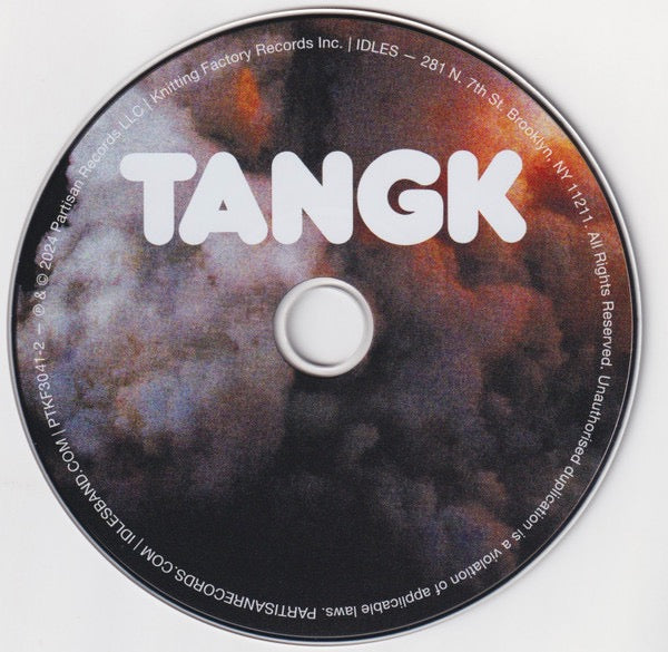 Image of Label Cover of CD - VG+/VG+ - IDLES, Tangk (Partisan Records; PTKF3041-2, Worldwide 2024, Fold Out Sleeve), ,  - 3036028E