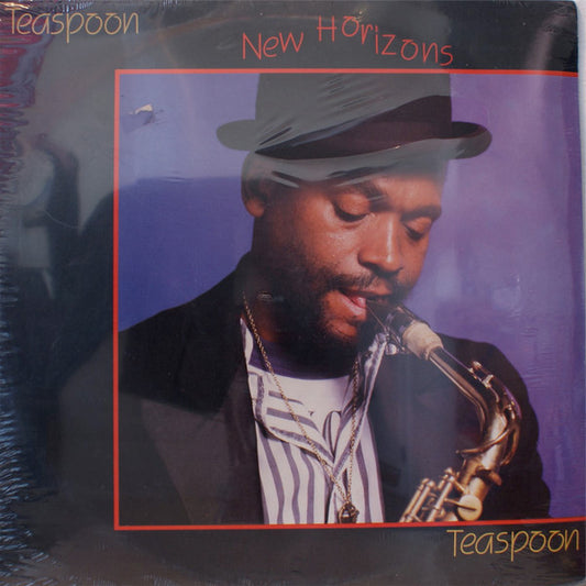 Image of Front Cover of LP - VG/G+ - TEASPOON, New Horizons (Gallo GRC; HUL 40162, South Africa 1988), Scratch at start of 1st track, edge and ring wear,  - 2645367S