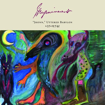Image of Front Cover of LP - VG+/VG+ - MYRNINEREST, "Jhonn," Uttered Babylon (The Spheres; THE SPHERES ONE, UK 2012, Insert, Limited Edition of 500), Stain On Rear Sleeve,  - 2715036C