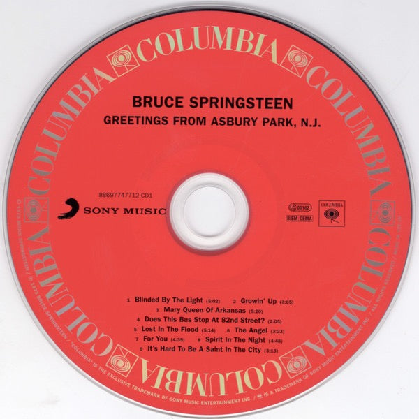 Image of Label Cover of 8xCD - VG/VG+ - BRUCE SPRINGSTEEN, The Collection 1973-84 (Columbia; 88697747712 6, Europe 2010, Box Set, 7 Inners & Booket), Light Wear To Box,  - 3256117S