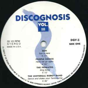 Image of Label Cover of LP - /VG+ - VARIOUS, Discognosis Vol. III (Discognosis; DGV-3, Italy ), ,  - 2745070S