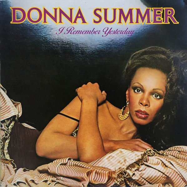 Image of Front Cover of LP - VG/G+ - DONNA SUMMER, I Remember Yesterday (GTO; GTLP 025, UK 1977), Some longer marks on disc,  - 3216430C