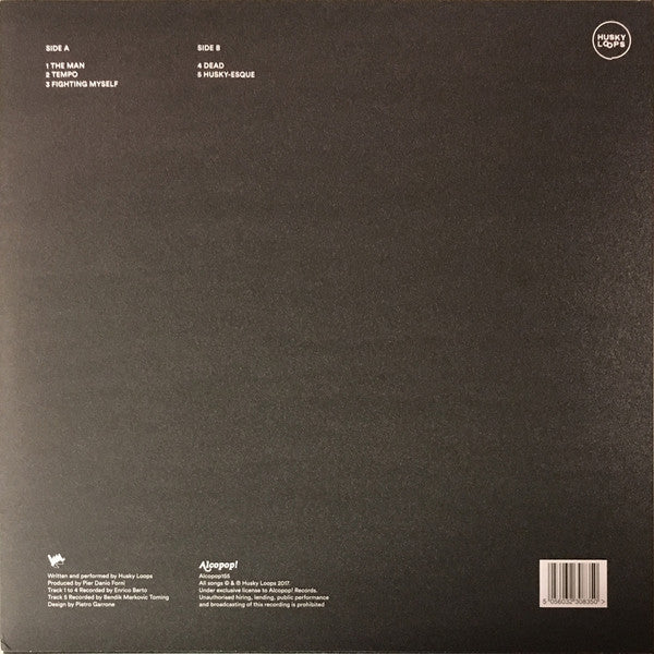 Image of Back Cover of LP - EX/EX - HUSKY LOOPS, Husky Loops (Alcopop! Records; Alcopop155, UK 2017, Inner And 2 Inserts, Limited Edition), ,  - 2745096S