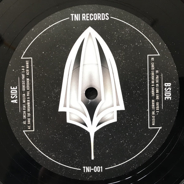 Image of Front Cover of 12" - /VG - VARIOUS, TNI-001 (TNI Records; TNI-001, France 2021), , A1 1NC1N, Melisa   Genesis part 1 & 2A2 D.A.V.E. The Drummer, Phil Kershaw  	Acid MaidsB1 Pozek, Ling Ling   Rayos XB2 Chris Liberator, SamDFL   Against The System - 2715383C