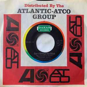 Image of Front Cover of 7" - VG/VG - TYRONE DAVIS, Can I Change My Mind/ A Woman Needs To Be Loved (Dakar Records; 45-602, US 1968, Company Sleeve), Marks on vinyl.,  - 1326090E