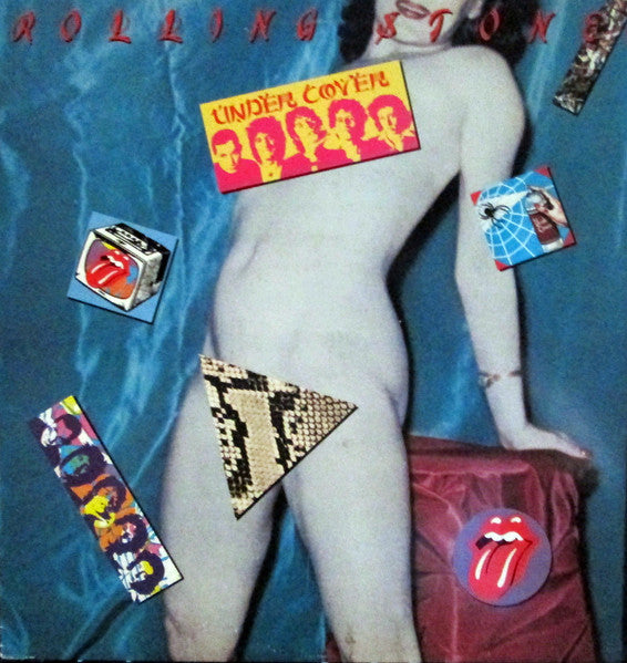 Image of Front Cover of LP - VG/VG - THE ROLLING STONES, Undercover (Rolling Stones Records, Label Rim Text Begins on Left Side; CUN 1654361, UK 1983, Inner & Insert), Strong VG,  - 4116097C