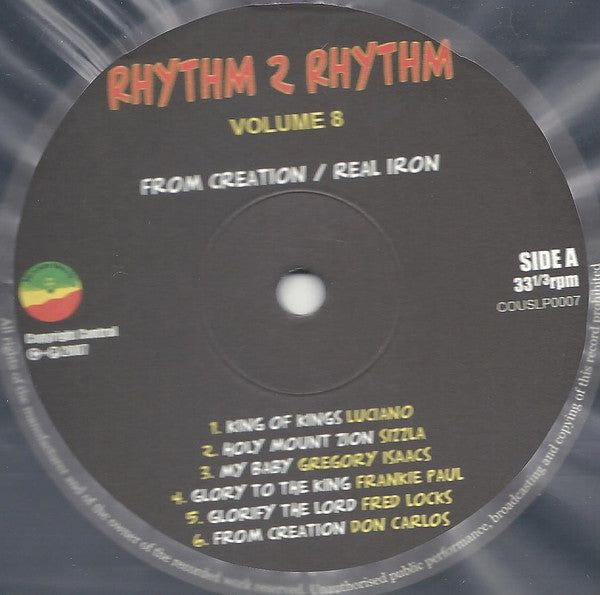 Image of Label Cover of LP - EX/EX - VARIOUS ARTISTS, Rhythm 2 Rhythm Volume 8: From Creation / Real Iron (Cou$ins Records; COUSLP007, UK 2007), ,  - 2715506C