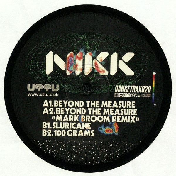 Image of Front Cover of 12" - /VG - NIKK, Beyond The Measure (Dance Trax; DANCETRAX028, UK 2020), , A1 Beyond The MeasureA2 Beyond The Measure (Mark Broom Remix)B1 SluricaneB2 100 Grams - 2715541C