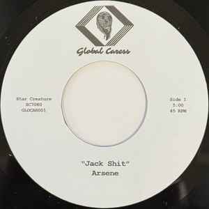 Image of Front Cover of 2755172S: 7" - ARSENE, Jack Shit/ Hot Sweaty Nights	5:00 (Star Creature; SC7080, US 2025)   /EX