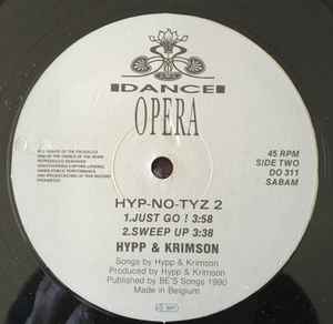 Image of Back Cover of 12" - VG/VG+ - HYPP & KRIMSON, HYP-NO-TYZ 2 (Dance Opera; DO 311, Belgium 1990), Edgewear,  - 2745301S