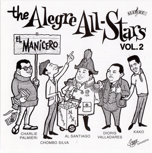 Image of Front Cover of CD - VG+/VG+ - THE ALEGRE ALL STARS, The Alegre All Stars Vol. 2 - El Manicero (Alegre Records; LPA 8340,  1996 Reissue, Jewel Case), ,  - 2815084C