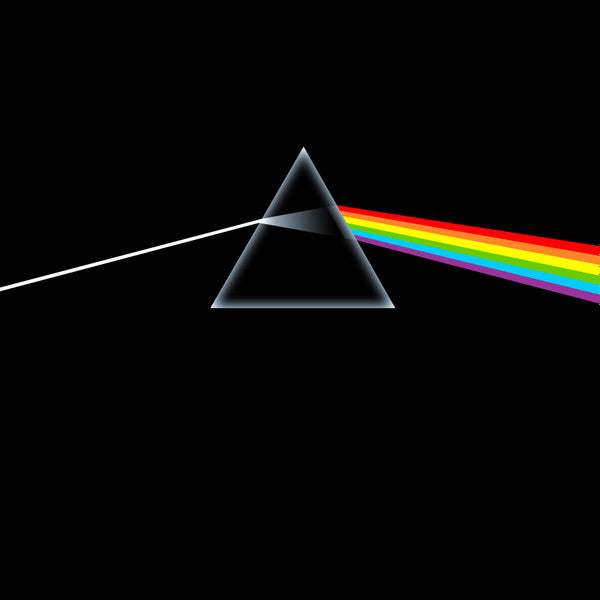 Image of Front Cover of 2725311E: LP - PINK FLOYD, The Dark Side Of The Moon (Harvest; SHVL 804, Europe 2003 Reissue, Gatefold, 3 Posters, 3 Stickers, Remastered, 30th Anniversary Edition, 180 Gram Vinyl, 5821361 Run Outs, 2 Pressing Rings) Edge Wear, Sleeve Creased  VG/EX