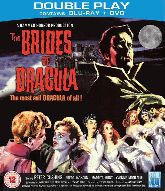 Image of Front Cover of 2xBlu-Ray - VG+/VG - PETER CUSHING, The Brides of Dracula (Final Cut; FCE041, UK , Dual Format DVD + Blu ray), ,  - 2835052E
