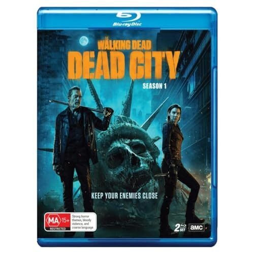 Image of Front Cover of 2xBlu-Ray - VG+/VG+ - LAUREN COHAN, Walking Dead : Dead City - Season 1 (AMC; AMA10657BD, UK ), ,  - 2835085E
