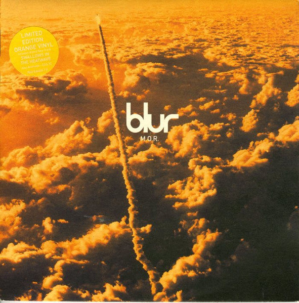 Image of Front Cover of 7" - VG+/VG+ - BLUR, M.O.R. (Food; FOOD 107, UK 1997, Hype Stickered Sleeve, Orange Vinyl), ,  - 4316258C