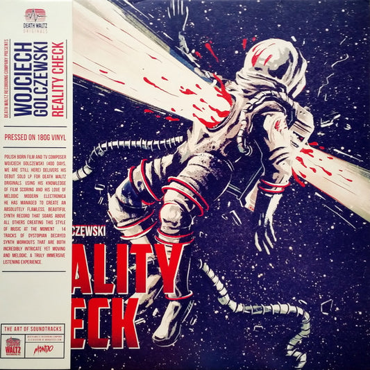 Image of Front Cover of 2825101E: LP - WOJCIECH GOLCZEWSKI, Reality Check (Death Waltz; DWO15, US 2016, Clear, Green And White Splatter Vinyl, With Obi, Limited Edition Of 400) Still In Shrinkwrap  EX/EX