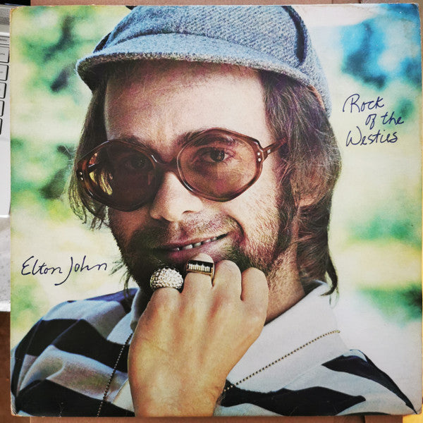 Image of Front Cover of LP - VG/VG+ - ELTON JOHN, Rock Of The Westies (DJM Records; DJLPH 464, UK 1975, Inner & Insert, Appears Translucent Red When Held up to Strong Light), ,  - 4226202E