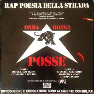 Image of Back Cover of 12" - VG/VG+ - ONDA ROSSA POSSE, Batti Il Tuo Tempo (; none, Italy 1990, Picture Sleeve, Inner), ,  - 2845125S