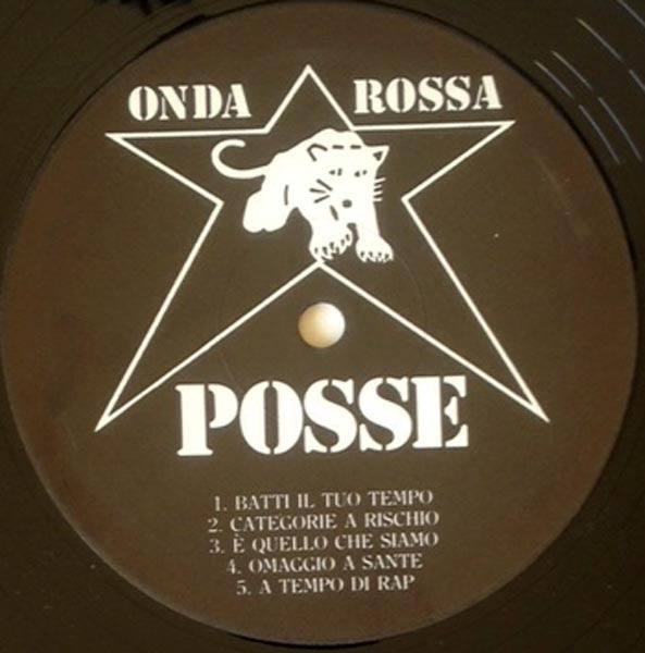Image of Label Cover of 12" - VG/VG+ - ONDA ROSSA POSSE, Batti Il Tuo Tempo (; none, Italy 1990, Picture Sleeve, Inner), ,  - 2845125S