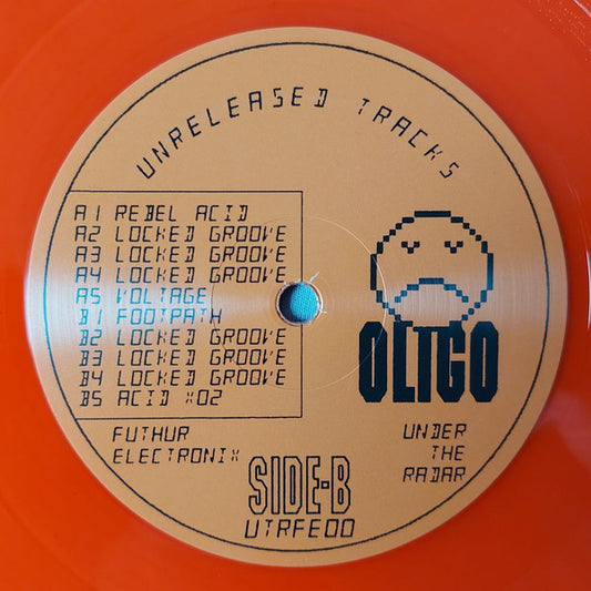 Image of Front Cover of 2x12" - VG/VG+ - OLIGO, Unreleased Tracks (Under The Radar; UTRFE00, Spain 2023, Company Sleeve, Inner, Orange Vinyl), ,  - 4745182S