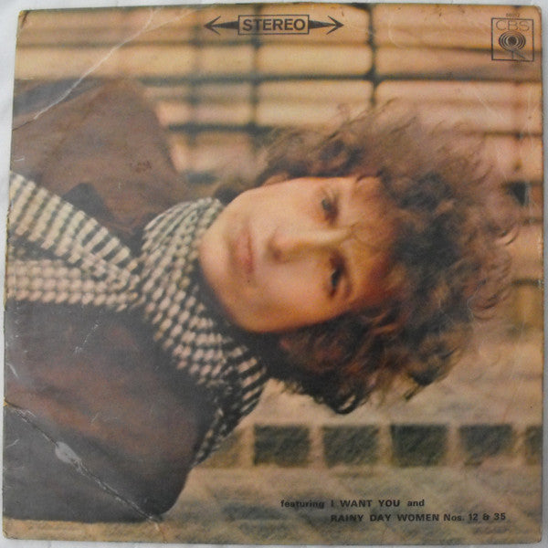 Image of Front Cover of 2xLP - VG/G - BOB DYLAN, Blonde On Blonde (CBS Orange (33 On Label); SDDP 66012, UK 1966, Laminated Gatefold Sleeve, Stereo on sleeve, "Memphis Blues Again" On Sleeve & Label), , Disc 2 is very marked and slightly warped but seems to play remarkably well. Disc 1 is more G+, slightly less marked. - 1726160E