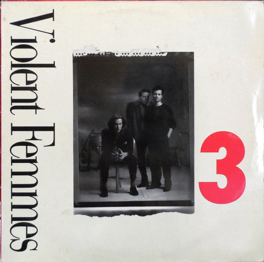 Image of Front Cover of 2845137S: LP - VIOLENT FEMMES, 3 (London Records; 828 130-1, Europe 1988)   VG+/VG+