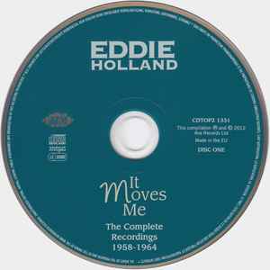 Image of Label Cover of 2xCD - VG+/VG - EDDIE HOLLAND, It Moves Me - The Complete Recordings 1958-1964 (Ace; CDTOP2 1331, Europe 2012, Jewel Case), ,  - 2835129E